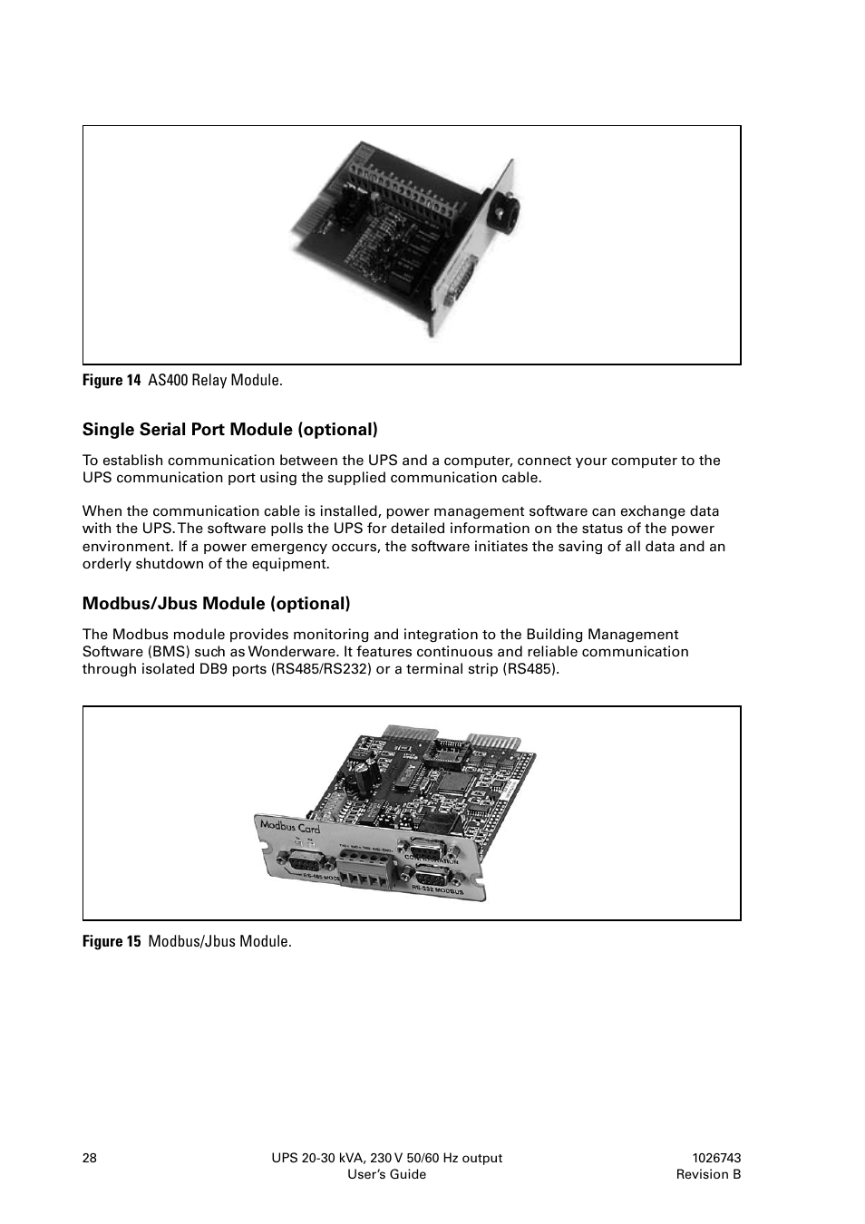 Powerware 9155 UPS20-30kVA User Manual | Page 28 / 52