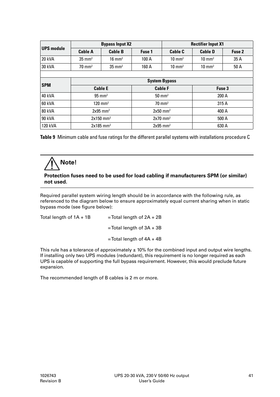 Powerware 9155 UPS20-30kVA User Manual | Page 41 / 52