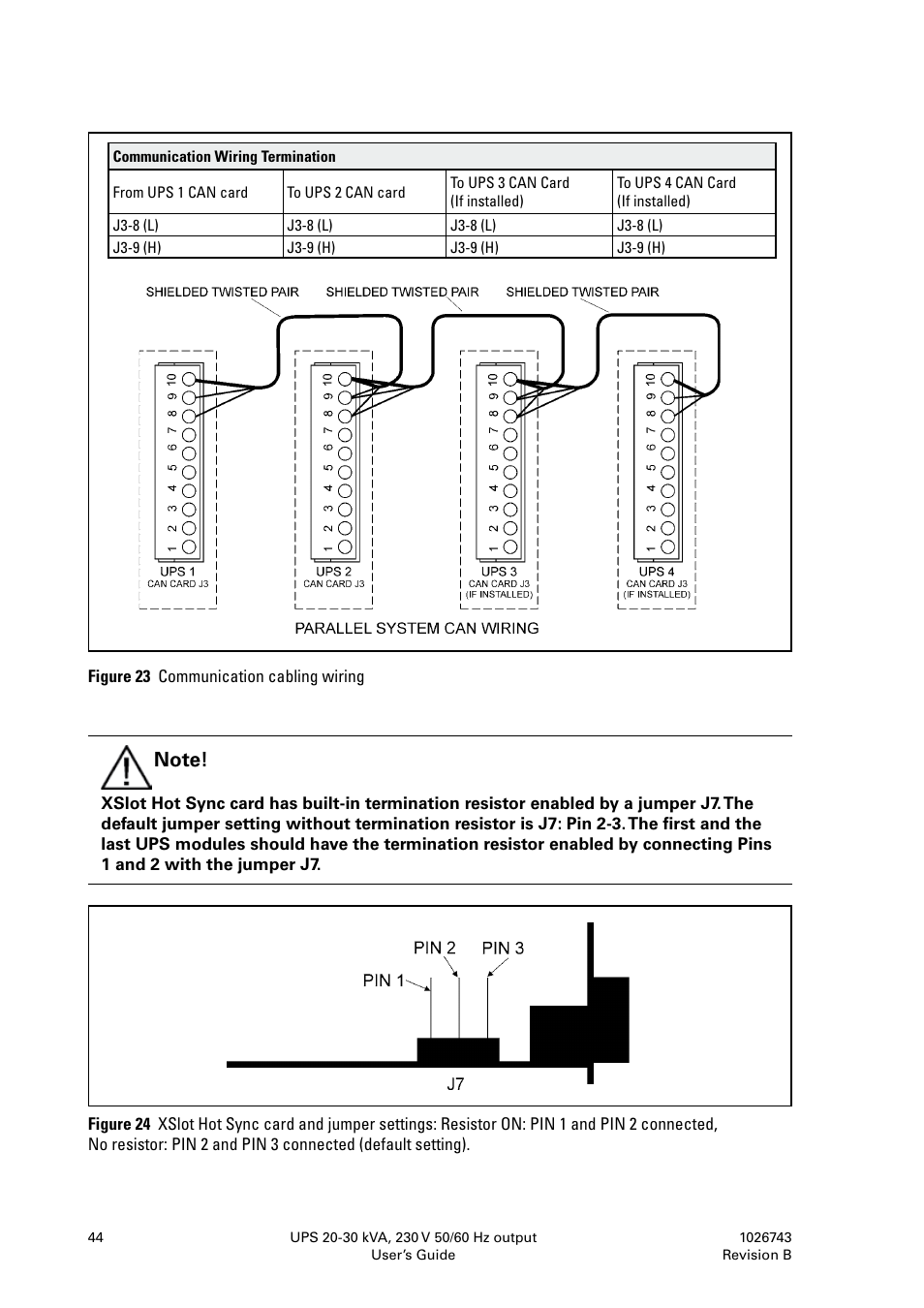 Powerware 9155 UPS20-30kVA User Manual | Page 44 / 52