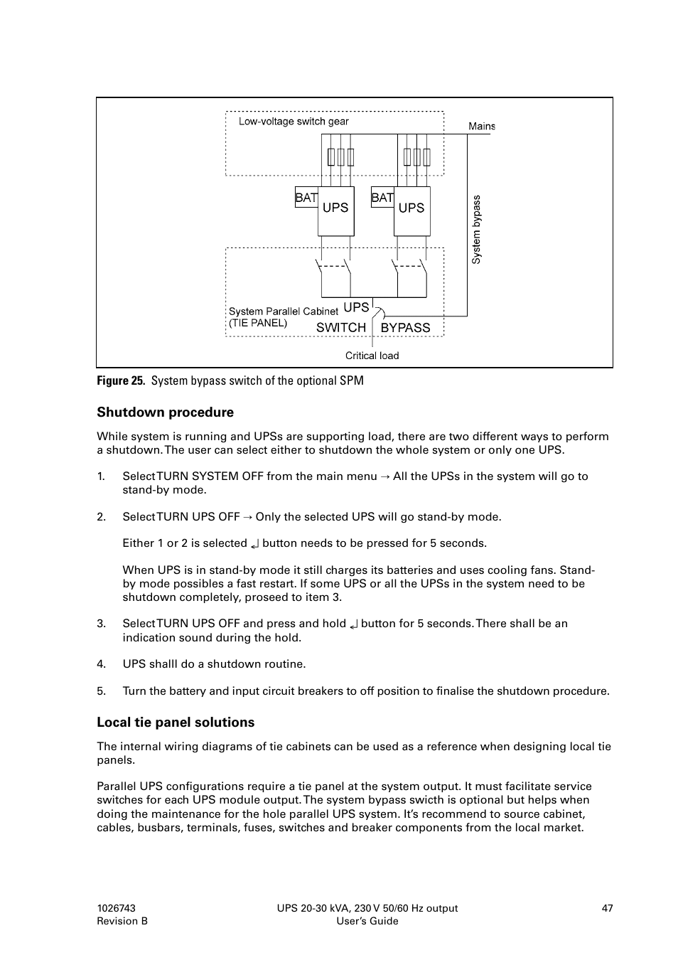 Powerware 9155 UPS20-30kVA User Manual | Page 47 / 52