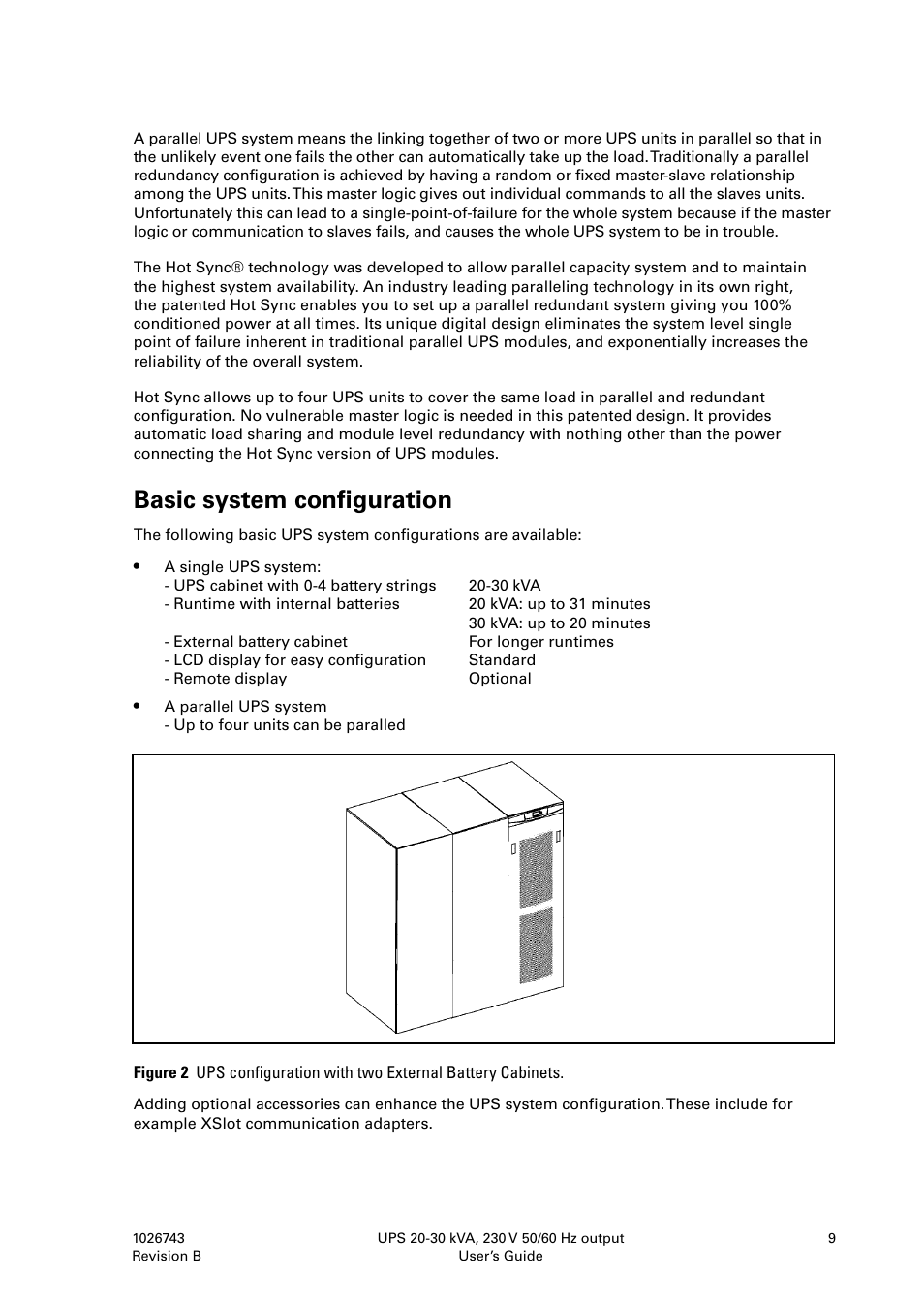 Basic system configuration | Powerware 9155 UPS20-30kVA User Manual | Page 9 / 52