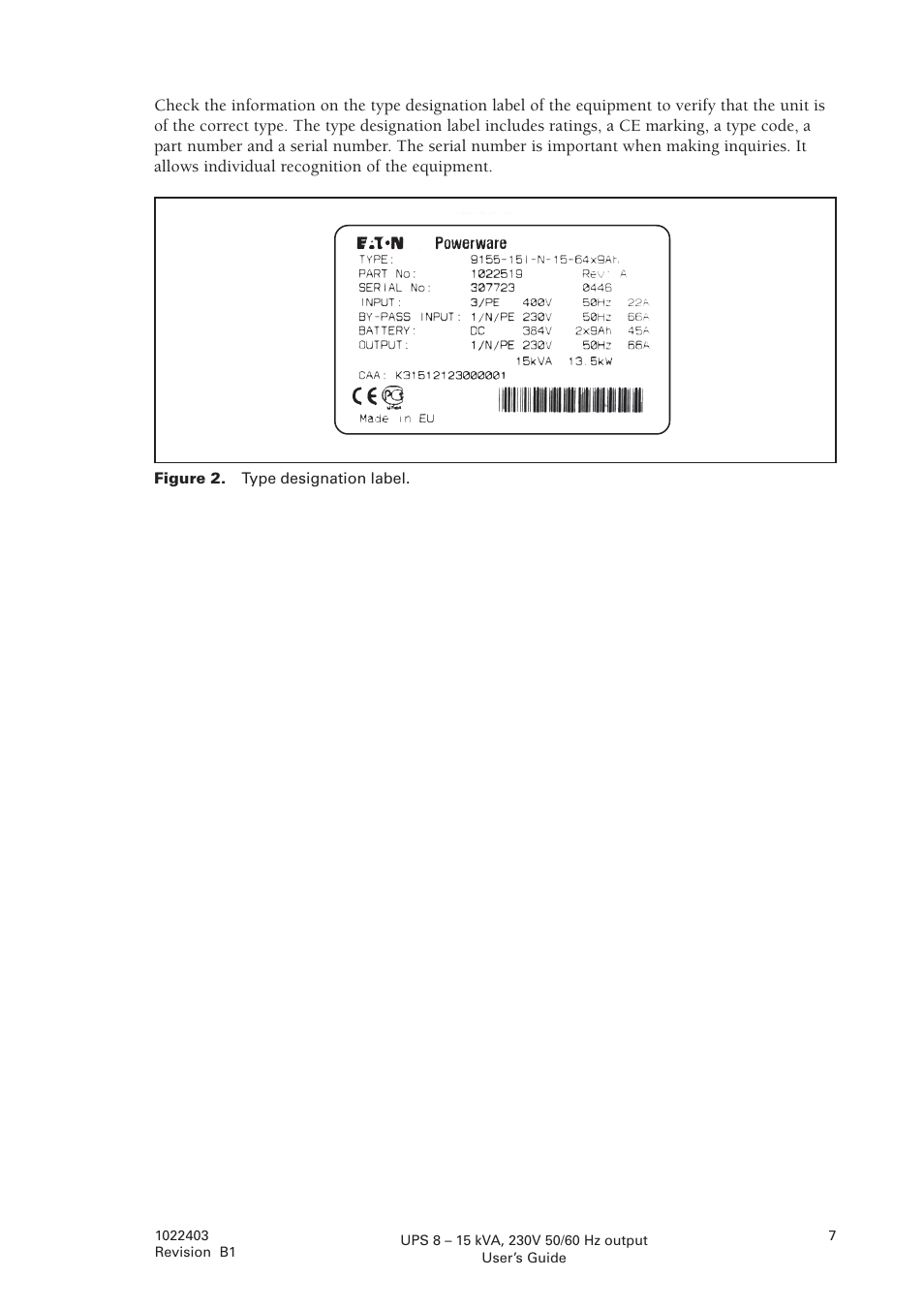 Powerware powereware plus 8 - 10 kVA User Manual | Page 7 / 46