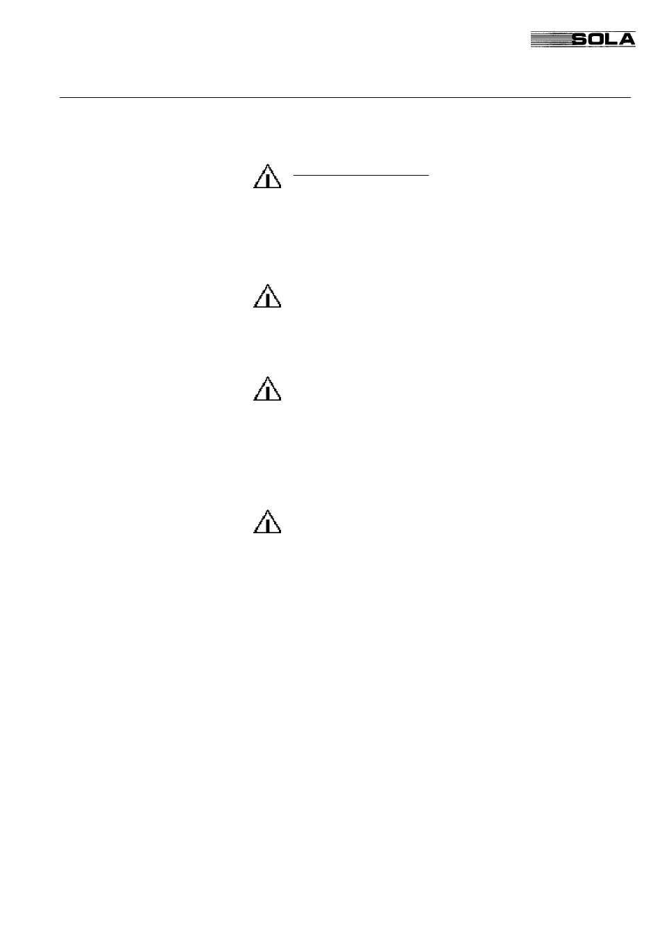 Safety instructions, Sola 4000 - operating manual | Powerware Uninterruptible Power Supply SOLA 4000 User Manual | Page 4 / 108