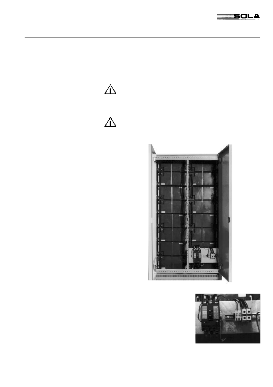 1 installation, Sola 4000 - installation and initial start-up | Powerware Uninterruptible Power Supply SOLA 4000 User Manual | Page 47 / 108