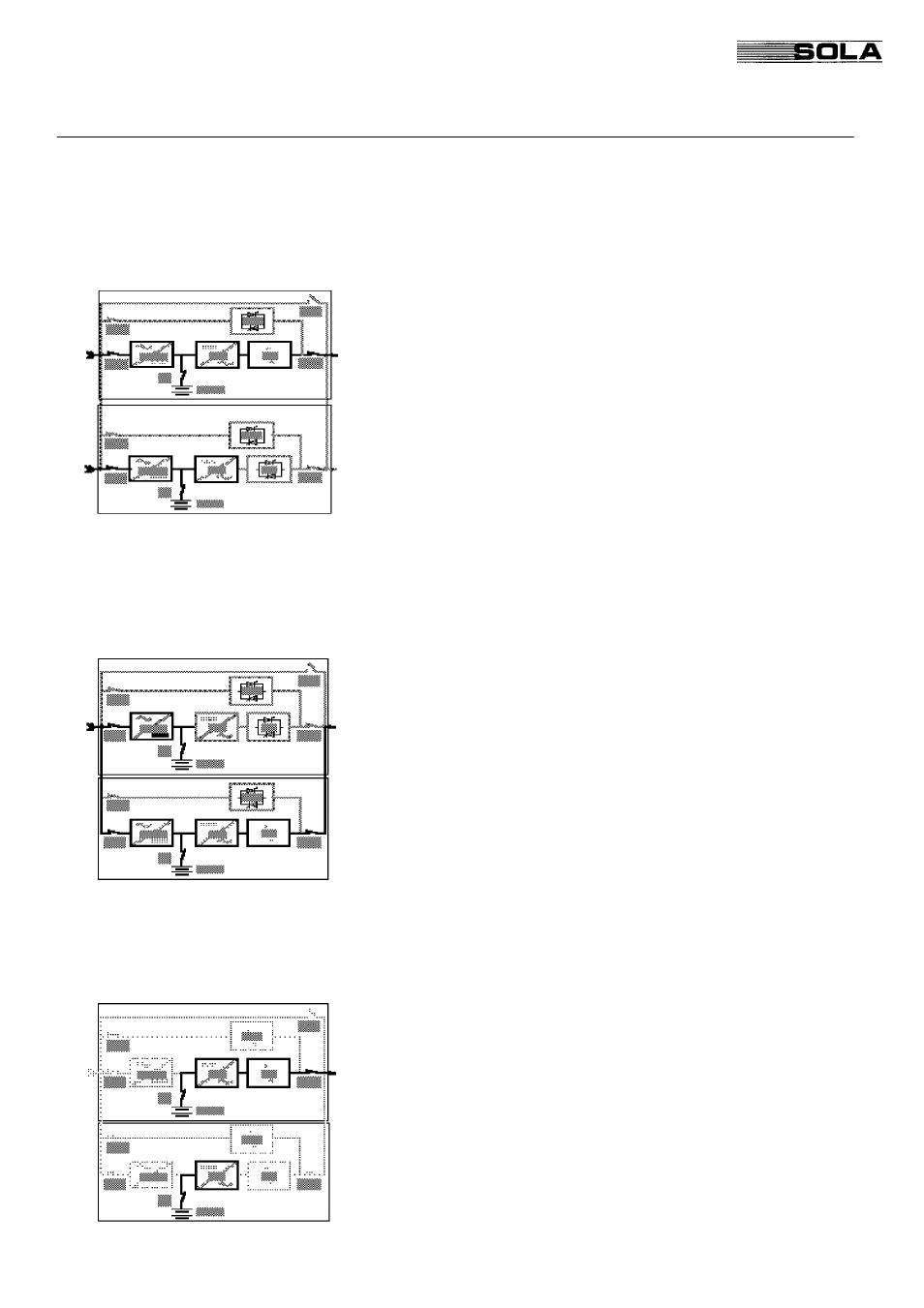 3 operating modes hot-standby operation, Sola 4000 - operation, 2 operation with an inverter failure | 3 battery operation | Powerware Uninterruptible Power Supply SOLA 4000 User Manual | Page 62 / 108