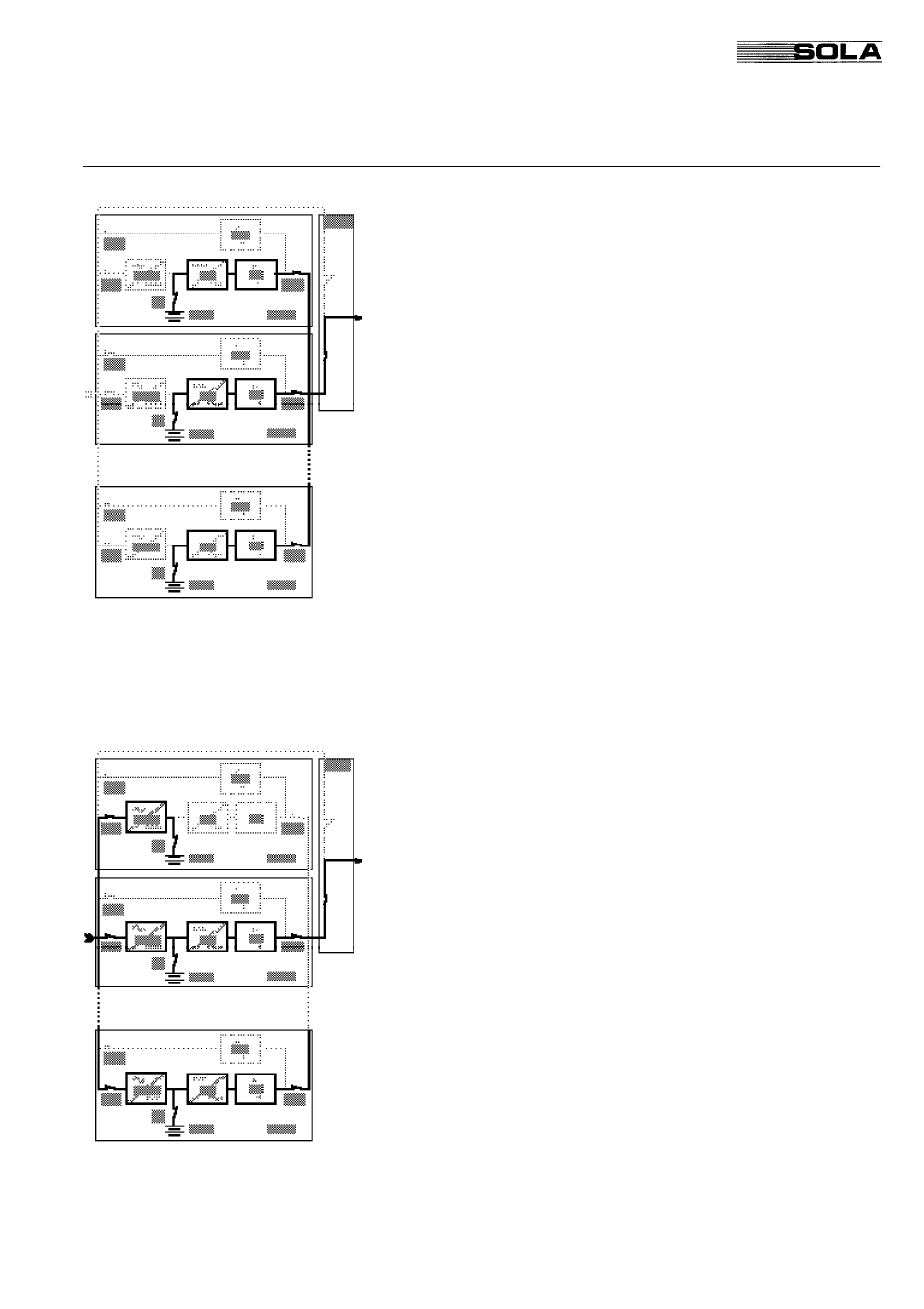 Sola 4000 - operation, 3 battery operation, 4 operation with an inverter failure | Powerware Uninterruptible Power Supply SOLA 4000 User Manual | Page 65 / 108