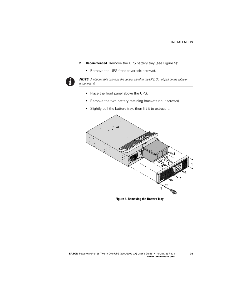 Powerware 9135 Two-in-One UPS 5000/6000 VA User Manual | Page 31 / 82