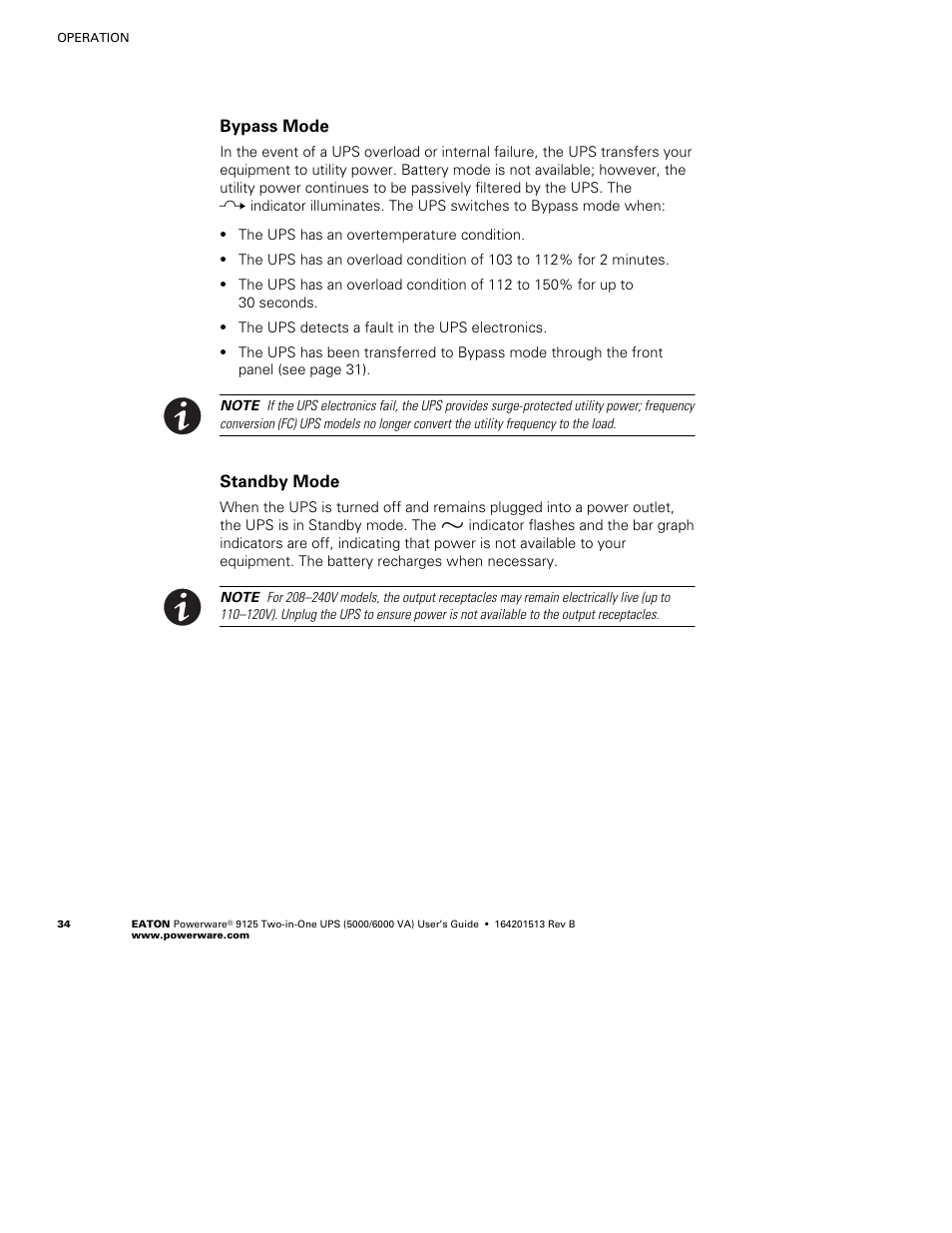 Powerware 9125 Two-in-One UPS 6000 VA User Manual | Page 40 / 66