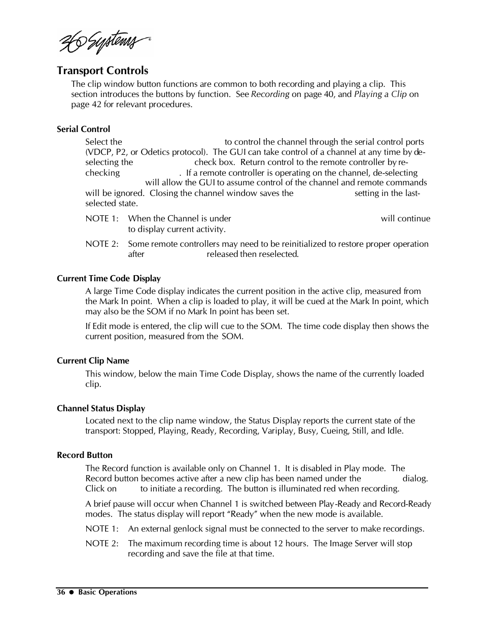 Transport controls | Powerware Model V-2000B User Manual | Page 38 / 137