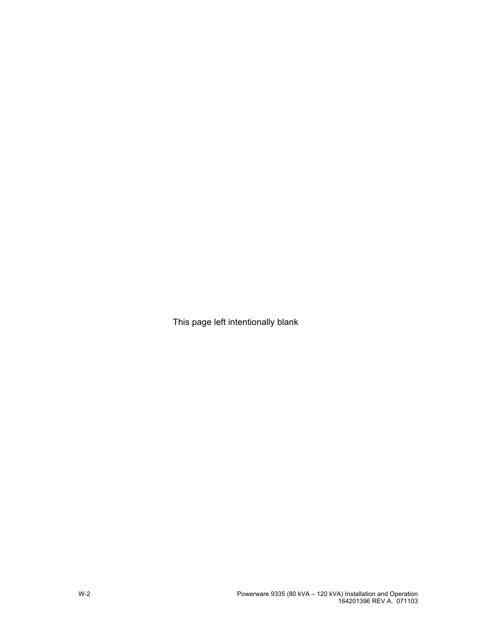 Powerware 9335 User Manual | Page 100 / 100