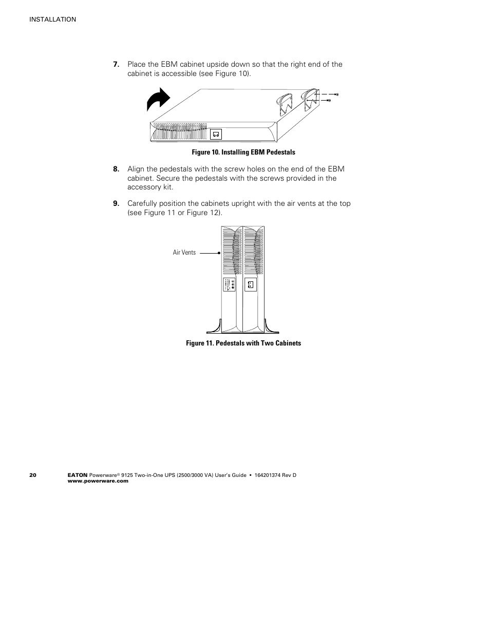 Powerware 9125 Two-in-One UPS 2500 User Manual | Page 26 / 78