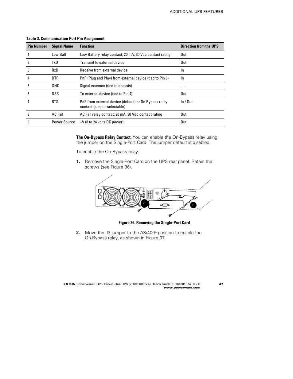 Powerware 9125 Two-in-One UPS 2500 User Manual | Page 53 / 78