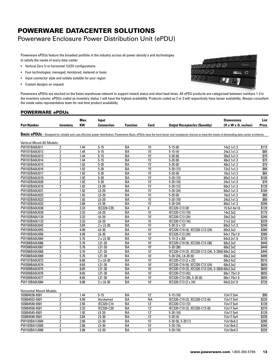Powerware E.T.N 1500 VA - 60kVa User Manual | Page 15 / 120