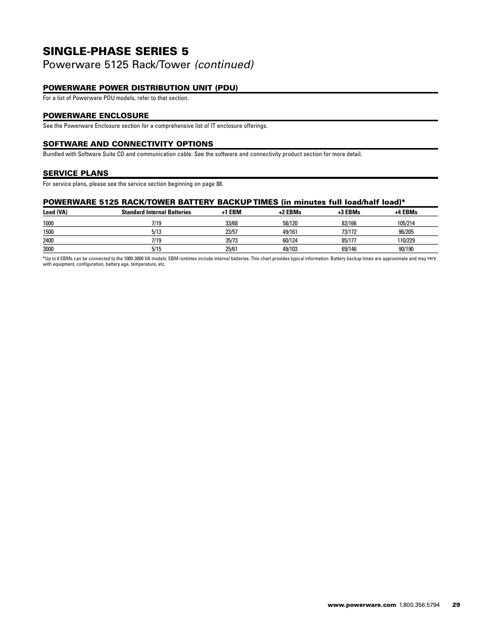 Powerware E.T.N 1500 VA - 60kVa User Manual | Page 31 / 120