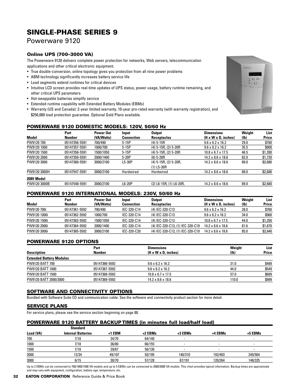 Powerware E.T.N 1500 VA - 60kVa User Manual | Page 34 / 120