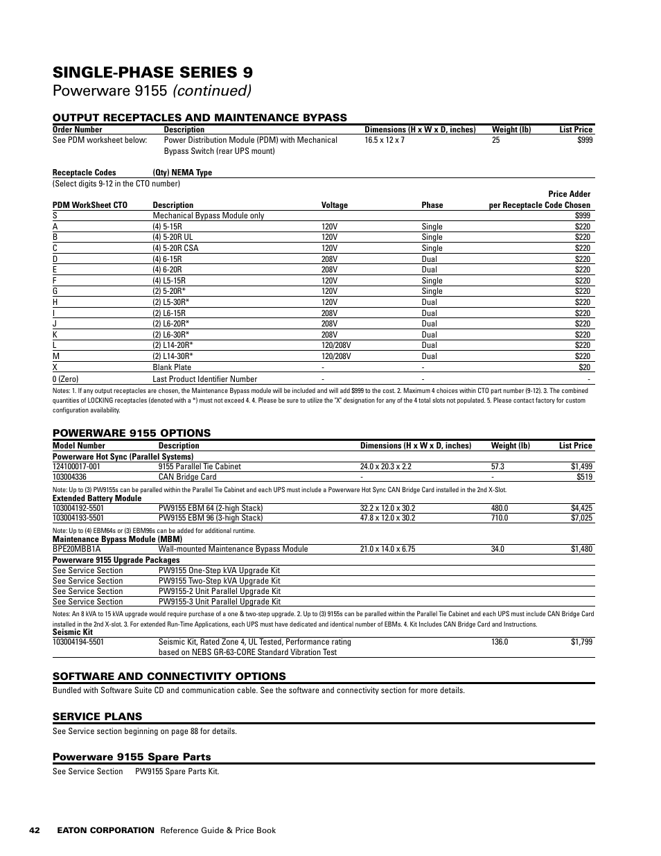 Powerware E.T.N 1500 VA - 60kVa User Manual | Page 44 / 120