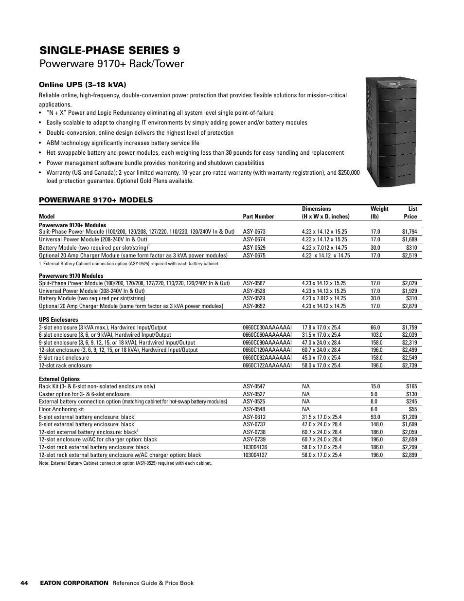 Powerware E.T.N 1500 VA - 60kVa User Manual | Page 46 / 120