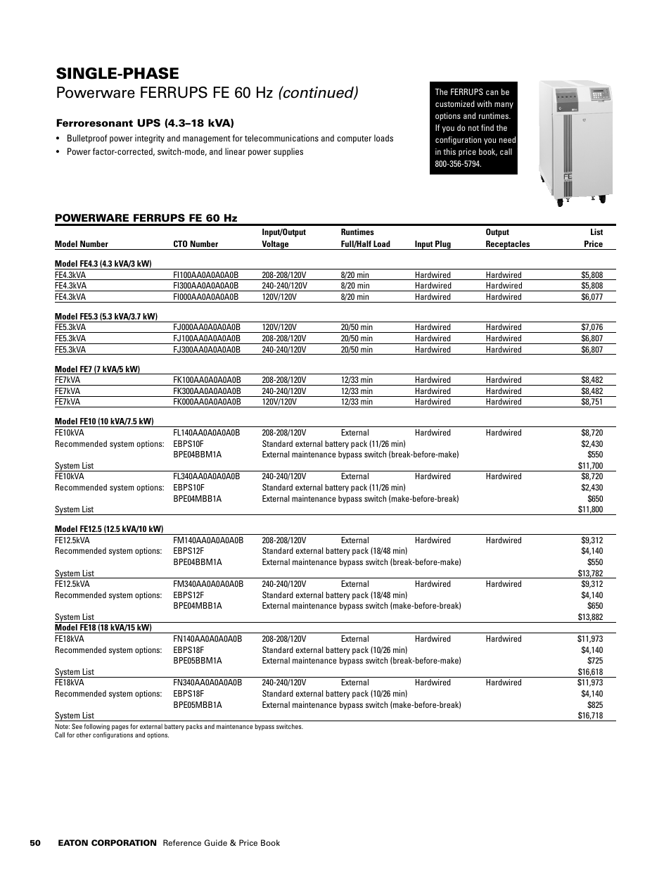 Powerware E.T.N 1500 VA - 60kVa User Manual | Page 52 / 120