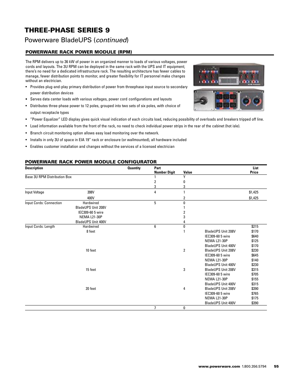Powerware E.T.N 1500 VA - 60kVa User Manual | Page 57 / 120