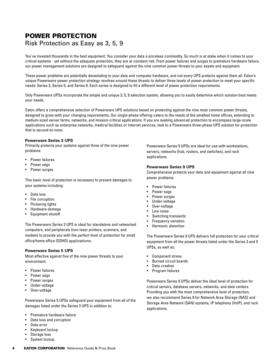 Powerware E.T.N 1500 VA - 60kVa User Manual | Page 6 / 120
