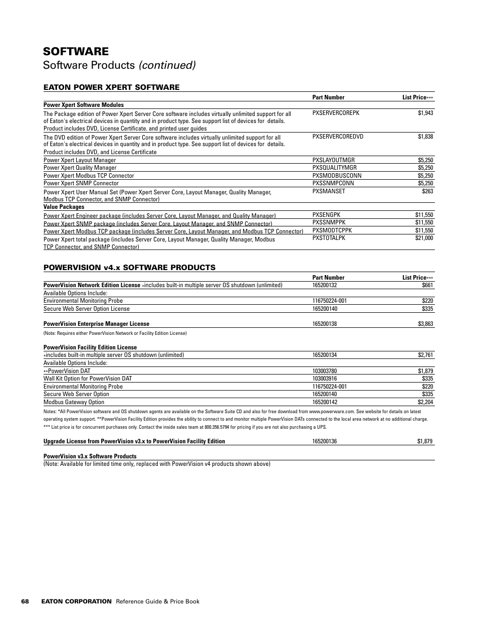 Software software products (continued) | Powerware E.T.N 1500 VA - 60kVa User Manual | Page 70 / 120