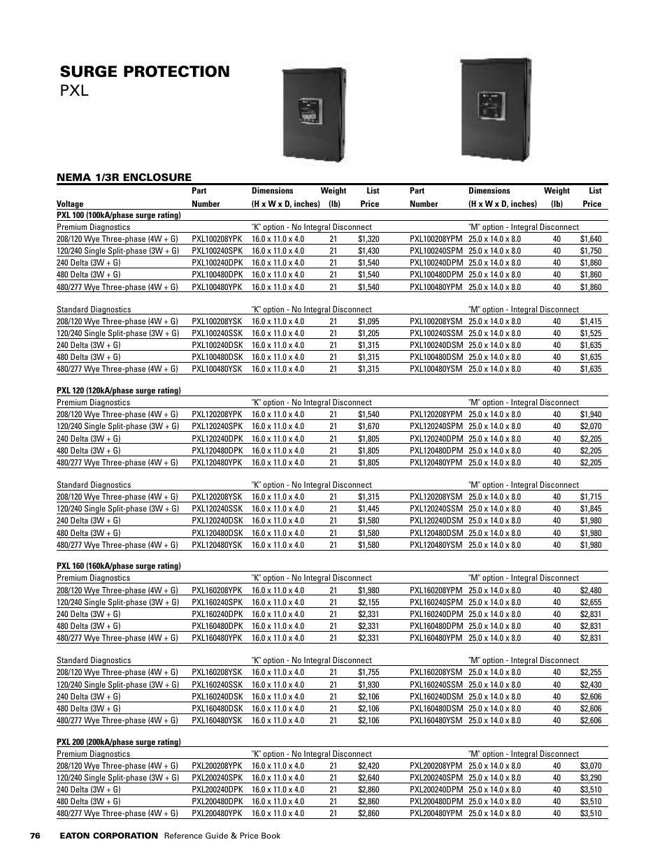 Surge protection pxl | Powerware E.T.N 1500 VA - 60kVa User Manual | Page 78 / 120
