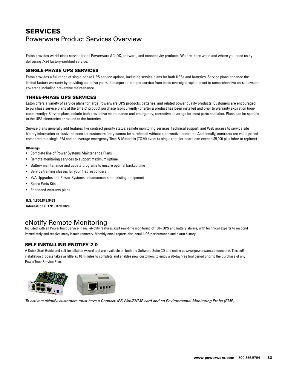 Powerware E.T.N 1500 VA - 60kVa User Manual | Page 85 / 120