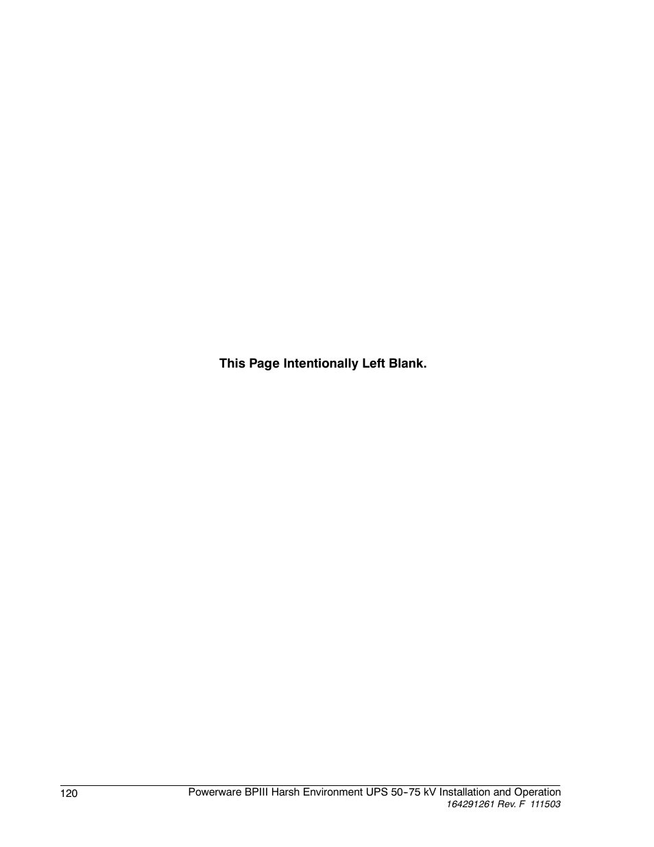 Powerware 5075 kVA User Manual | Page 128 / 162