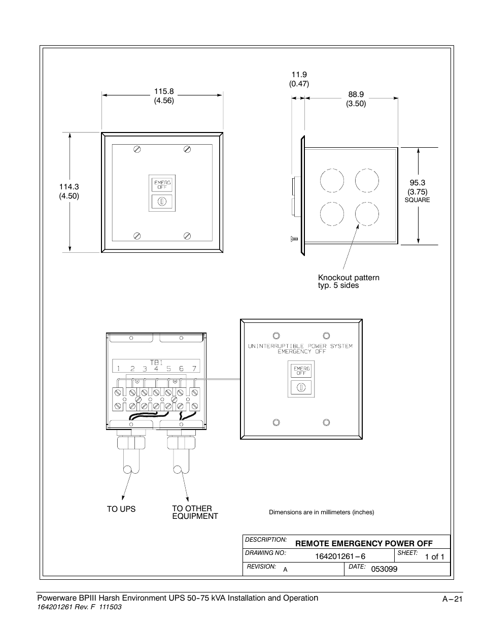 Powerware 5075 kVA User Manual | Page 153 / 162