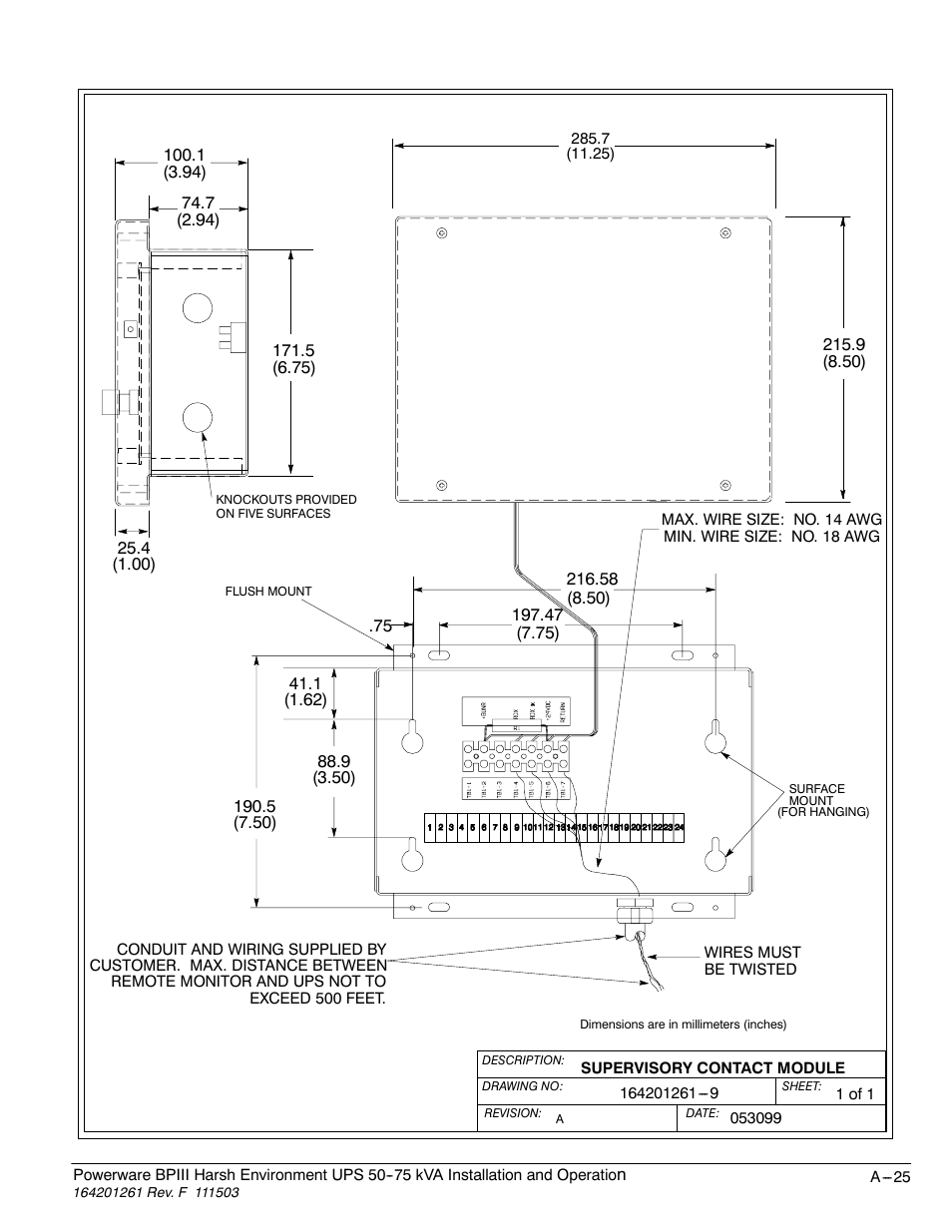Powerware 5075 kVA User Manual | Page 157 / 162
