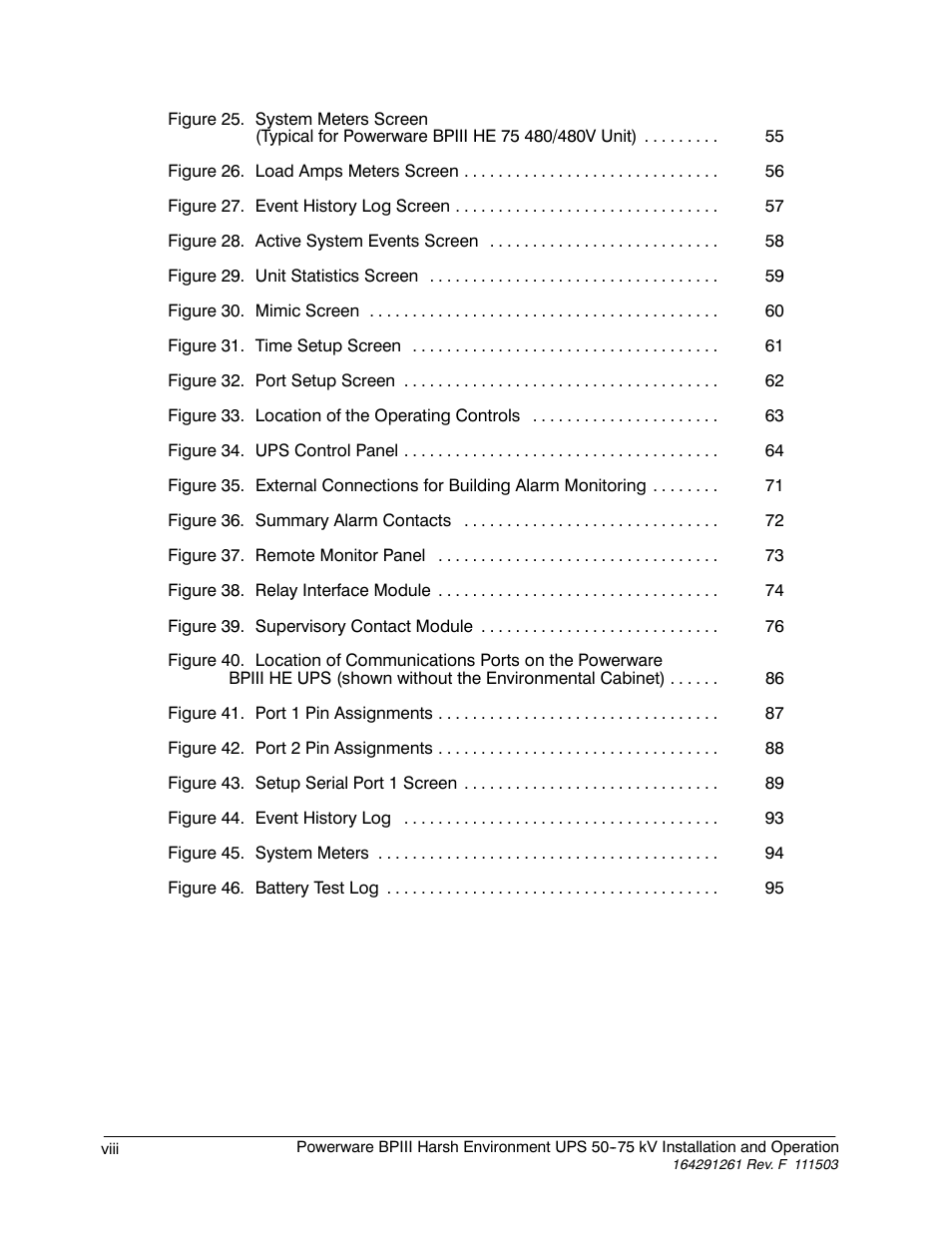 Powerware 5075 kVA User Manual | Page 8 / 162