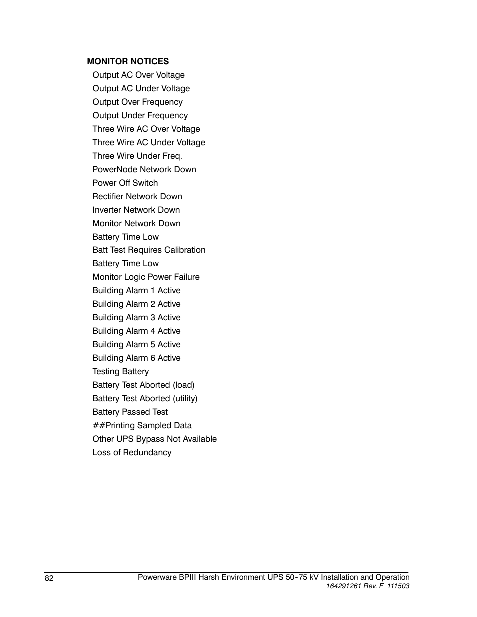 Powerware 5075 kVA User Manual | Page 90 / 162