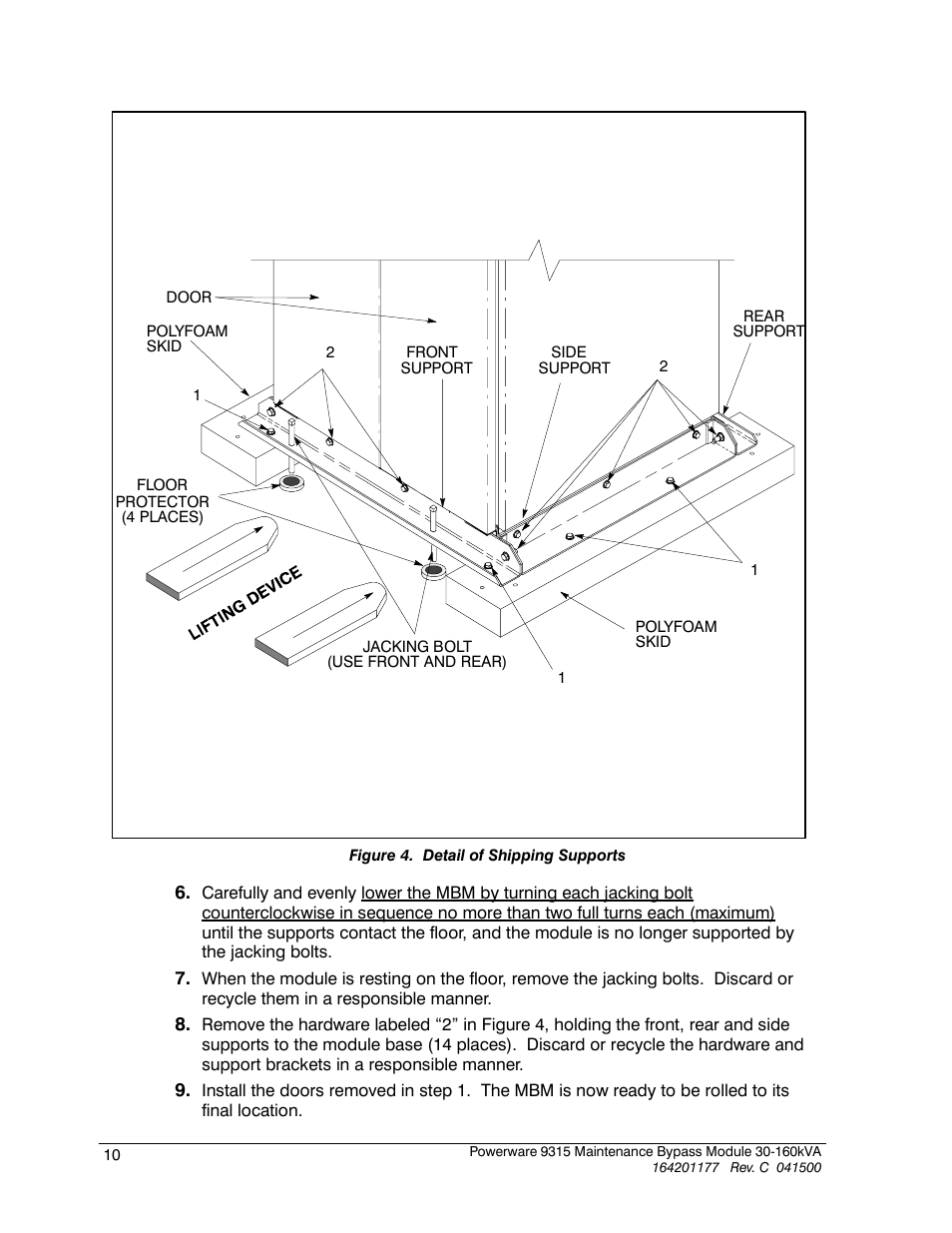 Powerware 30-160kVA User Manual | Page 14 / 48