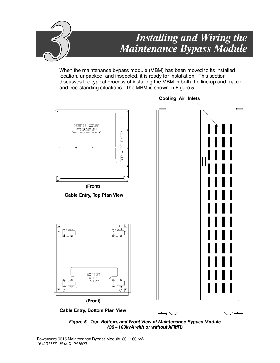 Powerware 30-160kVA User Manual | Page 15 / 48