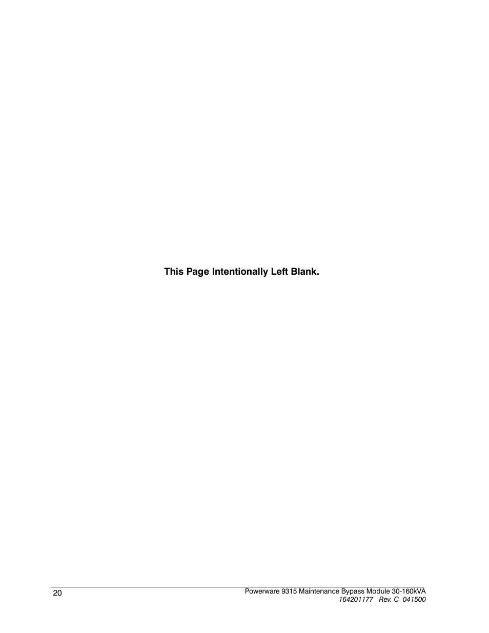 Powerware 30-160kVA User Manual | Page 24 / 48