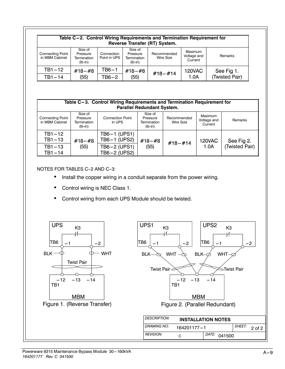Powerware 30-160kVA User Manual | Page 33 / 48