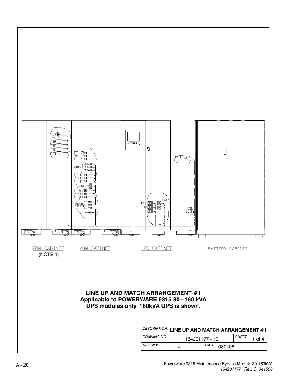 Powerware 30-160kVA User Manual | Page 44 / 48