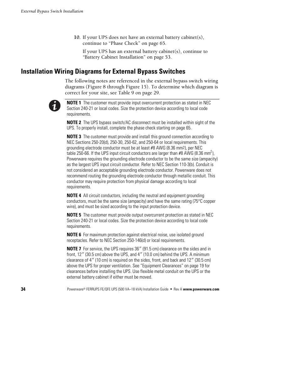 Powerware Ferrups FE/QFE 500VA User Manual | Page 40 / 76