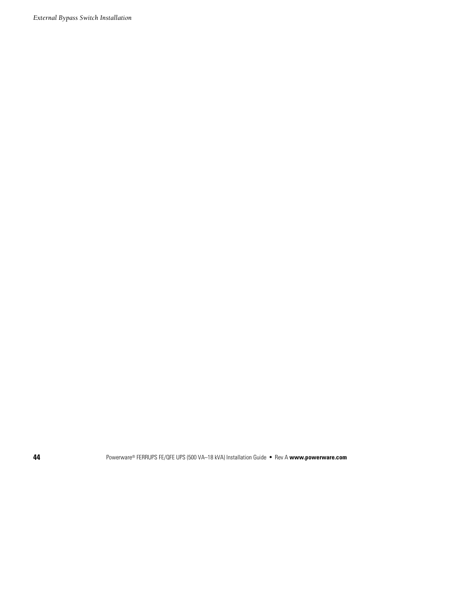 Powerware Ferrups FE/QFE 500VA User Manual | Page 50 / 76