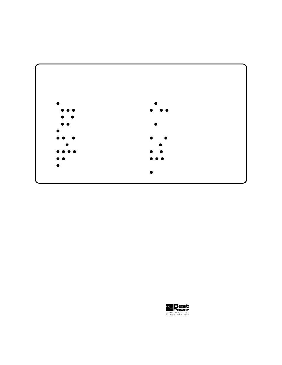 Alarm audio code | Powerware FSS-0342J User Manual | Page 44 / 44