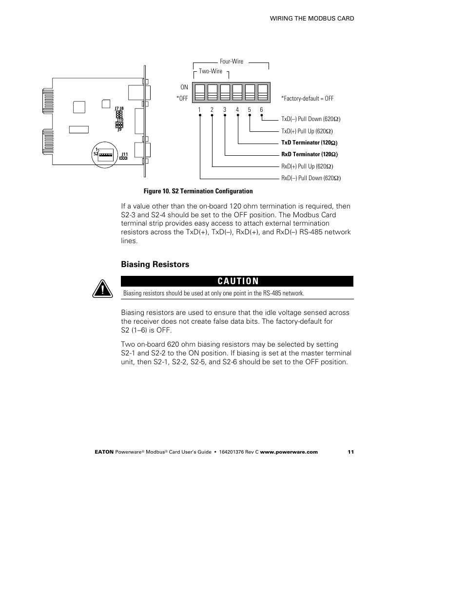Biasing resistors | Powerware FCC 15 User Manual | Page 15 / 32