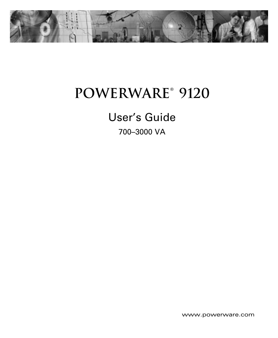 Powerware 700 3000 VA User Manual | 48 pages