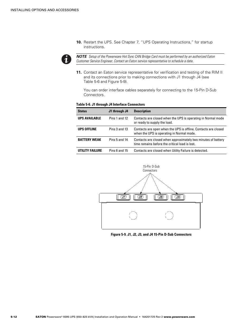 Powerware 9395 UPS and Plus 1 UPS 650825 kVA User Manual | Page 104 / 192