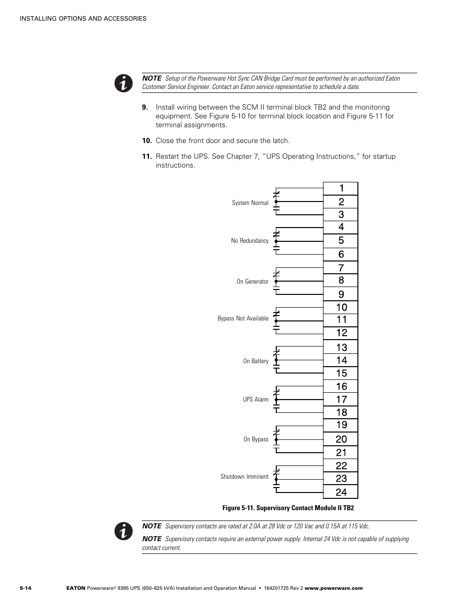 Powerware 9395 UPS and Plus 1 UPS 650825 kVA User Manual | Page 106 / 192