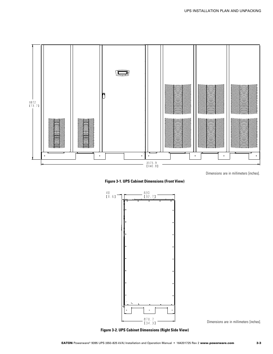 Powerware 9395 UPS and Plus 1 UPS 650825 kVA User Manual | Page 25 / 192