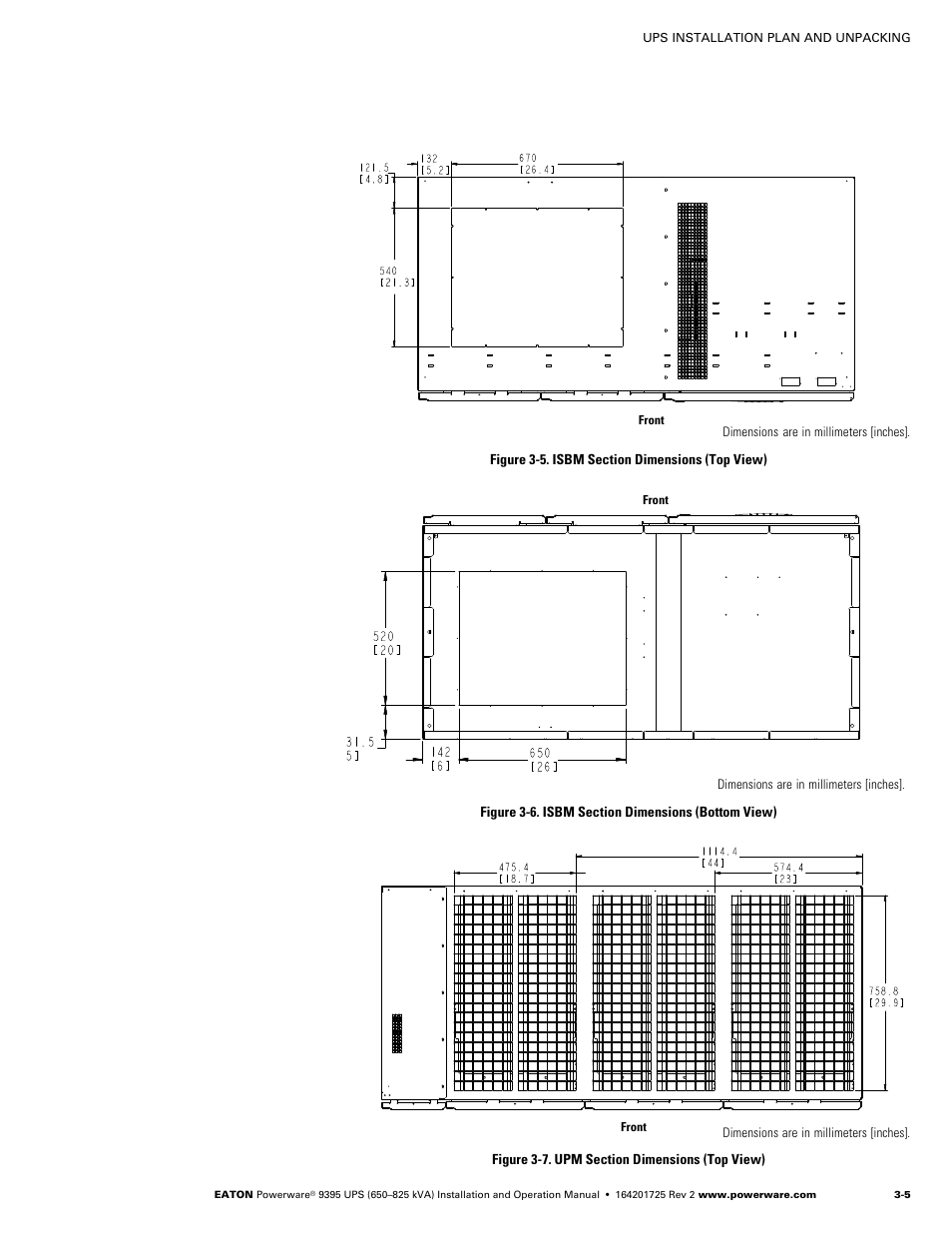 Powerware 9395 UPS and Plus 1 UPS 650825 kVA User Manual | Page 27 / 192