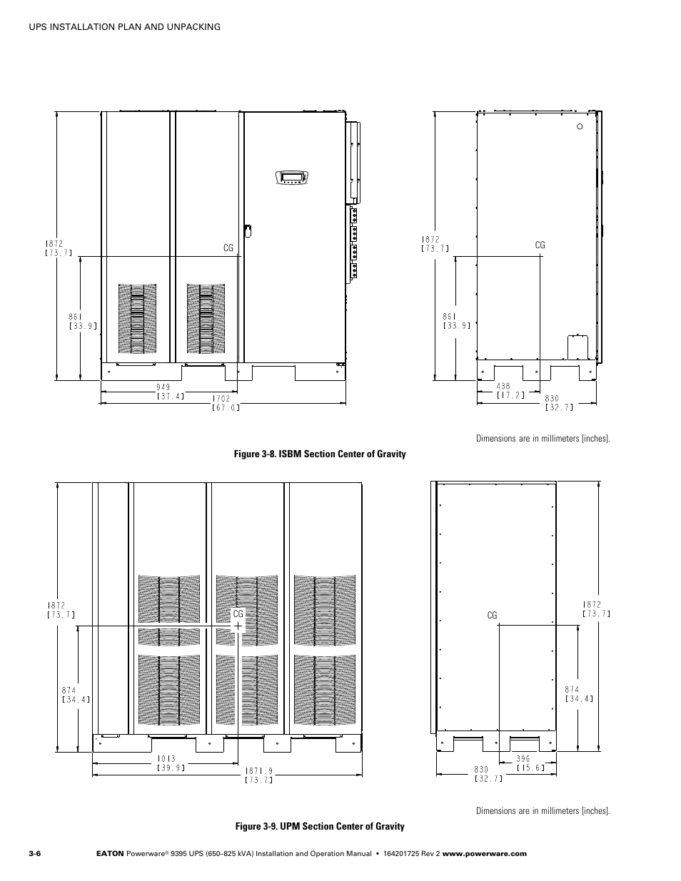 Powerware 9395 UPS and Plus 1 UPS 650825 kVA User Manual | Page 28 / 192