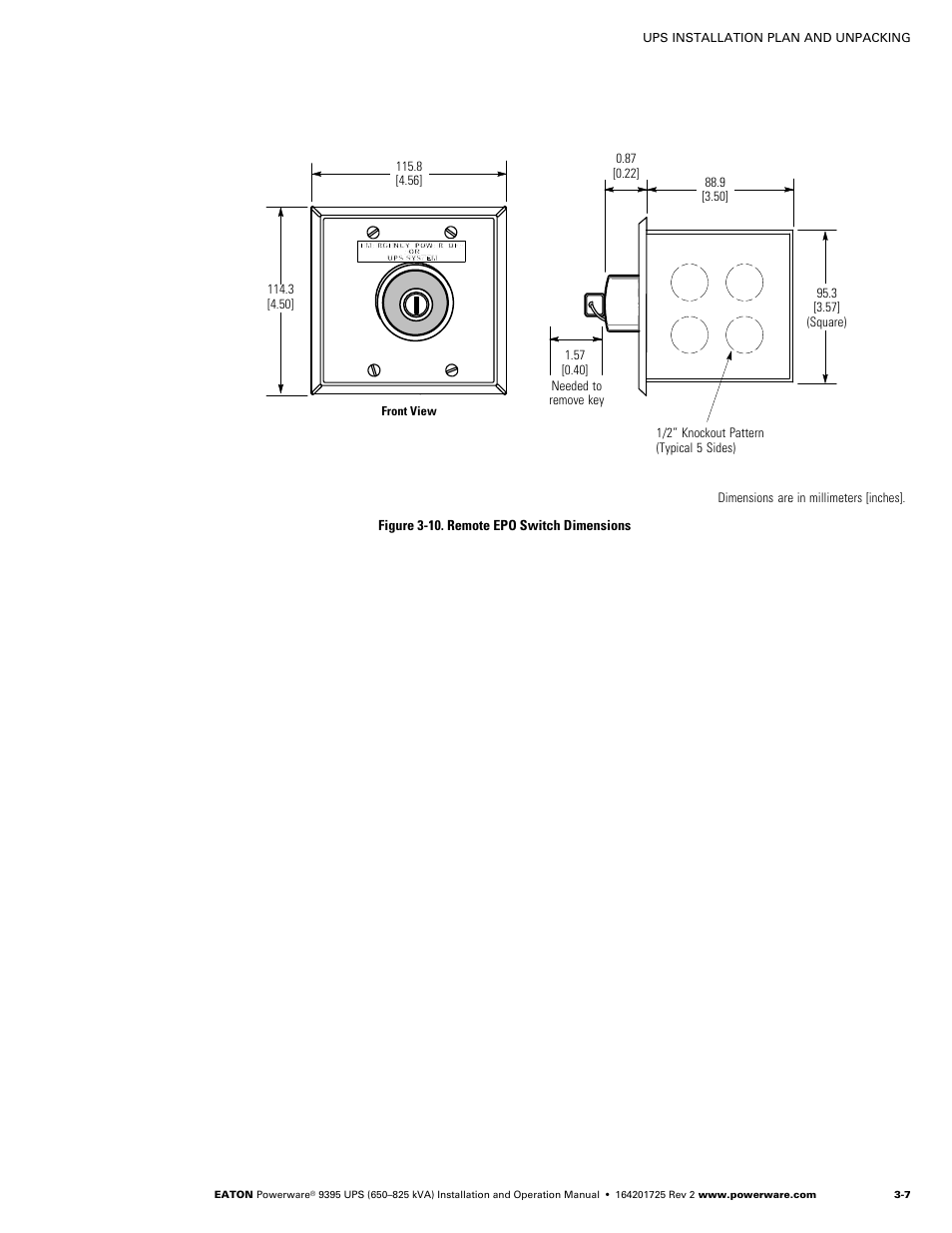 Powerware 9395 UPS and Plus 1 UPS 650825 kVA User Manual | Page 29 / 192