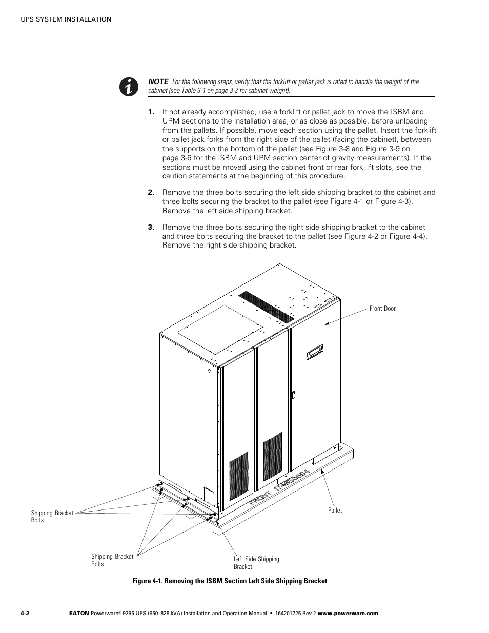 Powerware 9395 UPS and Plus 1 UPS 650825 kVA User Manual | Page 48 / 192