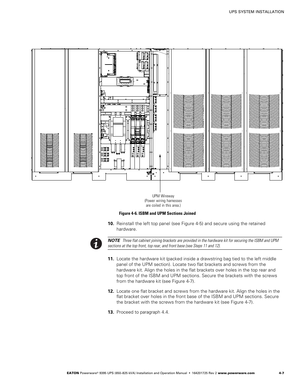 Powerware 9395 UPS and Plus 1 UPS 650825 kVA User Manual | Page 53 / 192